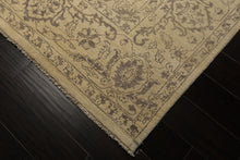 9x12 Beige, Taupe, Color Hand Knotted Peshawar Wool Transitional Oriental Rug