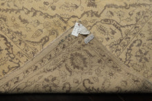 9x12 Beige, Taupe, Color Hand Knotted Peshawar Wool Transitional Oriental Rug