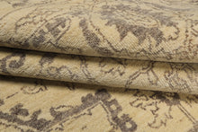 9x12 Beige, Taupe, Color Hand Knotted Peshawar Wool Transitional Oriental Rug