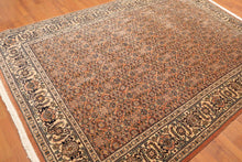 6x9 Pale Peach, Beige Hand Knotted 100% Wool Persian Oriental Area Rug
