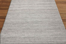Multi Sizes Hand Woven Dhurry 100% Wool Oriental Area Rug Silver, Gray Color