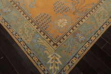 Multi Size Gold Brown Taupe Color Hand Tufted Donegal Wool Arts & Crafts/Mission Oriental Rug