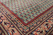 4x6 Sage, Rose, Blush Color Hand Knotted Boteh Wool Traditional Oriental Rug