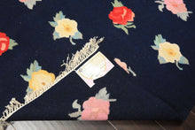 6x9 Navy, Multi, Color Hand Woven Caucasian Kilim Wool Transitional Oriental Rug