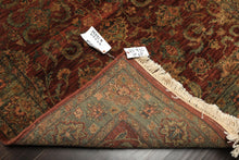 4x6 Rust, Green, Gold Color Hand Knotted Samad Wool Traditional Oriental Rug