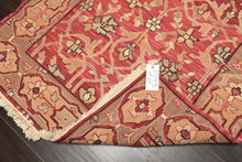 4x6 Rose, Tan, Ivory Color Hand Knotted Nourison Nourmak Soumak Wool Transitional Oriental Rug