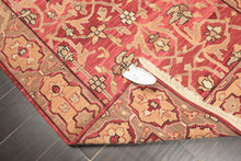 4x6 Rose, Tan, Ivory Color Hand Knotted Nourison Nourmak Soumak Wool Transitional Oriental Rug