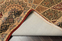 8x10 Ivory, Brown, Black Color Hand Tufted  Wool & Silk Traditional Oriental Rug