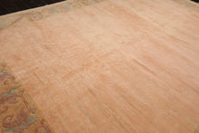 10x13 Blush, Pistacchio, Rose Color Hand Knotted Tibetan Wool Art Deco Oriental Rug
