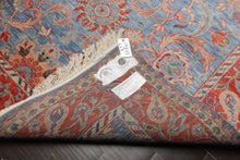 6x9 Blue, Orange, Rose Color Hand Knotted French Aubusson Savonnerie New Zealand Wool Traditional Oriental Rug