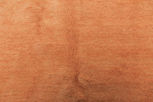 5x8 Orange, Red, Brown Color Hand Knotted Gabbeh Wool Modern Oriental Rug