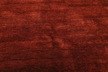 6x9 Red, Rust, Color Hand Knotted Gabbeh Wool Modern Oriental Rug