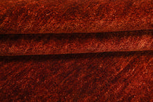 6x9 Red, Rust, Color Hand Knotted Gabbeh Wool Modern Oriental Rug