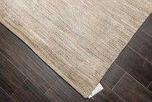 6x9 Beige, Tan, Brown Color Hand Knotted Tibetan Wool Modern Oriental Rug