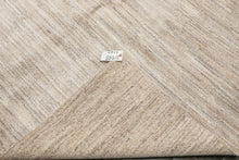 6x9 Beige, Tan, Brown Color Hand Knotted Tibetan Wool Modern Oriental Rug