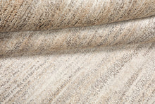 6x9 Beige, Tan, Brown Color Hand Knotted Tibetan Wool Modern Oriental Rug