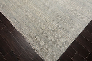 Multi Size Multi Color Hand Knotted Contemporary  Tibetan Geometric Wool & Bamboo Silk  Oriental Area Rug