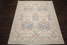 Multi Size Gray Beige Silver Color Hand Hooked William Morris Wool Traditional Oriental Rug