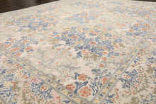 Multi Size Gray Beige Silver Color Hand Hooked William Morris Wool Traditional Oriental Rug