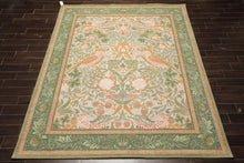 Multi Size Beige Gray Sage Color Hand Hooked William Morris Wool Traditional Oriental Rug