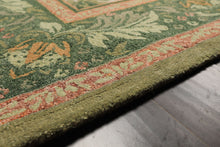 Multi Size Beige Gray Sage Color Hand Hooked William Morris Wool Traditional Oriental Rug