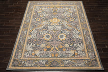 Multi Size Gray Beige Taupe Color Hand Hooked William Morris Wool Traditional Oriental Rug