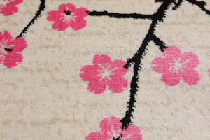 Multi Size Pink Turkish Fleur Modern & Contemporary Oriental Area Rug