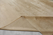 Multi Size Beige Color Hand Knotted Tibetan? Silk Contemporary Oriental Rug