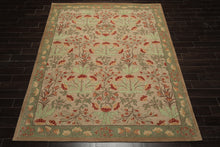 Multi Sizes Handmade Transitional Wool Botanical Floral Area Rug Beige
