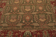 8x10 Sage, Rose, Beige Color Hand Tufted William Morris Wool Arts & Crafts Oriental Rug