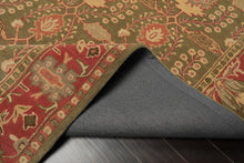 8x10 Sage, Rose, Beige Color Hand Tufted William Morris Wool Arts & Crafts Oriental Rug