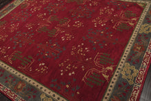 LoomBloom Multi Size Deep Magenta Hand Tufted Traditional Arts & Crafts Wool Oriental Area Rug