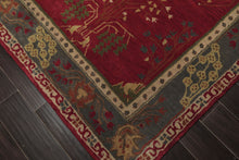 LoomBloom Multi Size Deep Magenta Hand Tufted Traditional Arts & Crafts Wool Oriental Area Rug