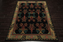 LoomBloom Multi Size Black Hand Tufted Traditional Arts & Crafts Wool Oriental Area Rug