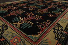 LoomBloom Multi Size Black Hand Tufted Traditional Arts & Crafts Wool Oriental Area Rug