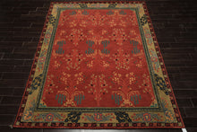 LoomBloom Multi Size Rose Hand Tufted Traditional Arts & Crafts Wool Oriental Area Rug