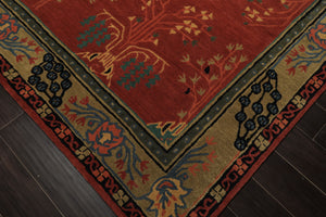 LoomBloom Multi Size Rose Hand Tufted Traditional Arts & Crafts Wool Oriental Area Rug