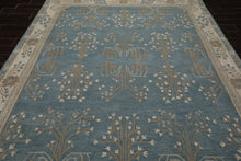 LoomBloom Multi Size Aqua Hand Tufted Traditional Arts & Crafts Wool Oriental Area Rug