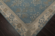 LoomBloom Multi Size Aqua Hand Tufted Traditional Arts & Crafts Wool Oriental Area Rug