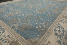 LoomBloom Multi Size Aqua Hand Tufted Traditional Arts & Crafts Wool Oriental Area Rug