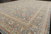 Multi Size Slate Rust Aqua Color Machine Made Persian Polypropylene Traditional Oriental Rug