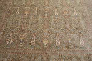 Multi Size Pistachio Ivory Aqua Color Machine Made Persian Polypropylene Traditional Oriental Rug