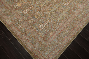 Multi Size Pistachio Ivory Aqua Color Machine Made Persian Polypropylene Traditional Oriental Rug