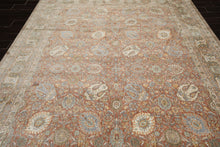 Multi Size Rust Ivory Aqua Color Machine Made Persian Polypropylene Traditional Oriental Rug