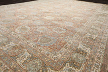 Multi Size Rust Ivory Aqua Color Machine Made Persian Polypropylene Traditional Oriental Rug