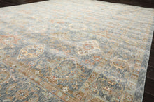 Multi Size Blue Ivory Taupe Color Machine Made Persian Polypropylene Traditional Oriental Rug
