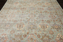 Multi Size Aqua Rust Ivory Color Machine Made Persian Polypropylene Traditional Oriental Rug