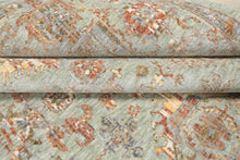 Multi Size Aqua Rust Ivory Color Machine Made Persian Polypropylene Traditional Oriental Rug