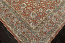 Multi Size Rust Ivory Aqua Color Machine Made Persian Polypropylene Traditional Oriental Rug