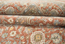 Multi Size Rust Ivory Aqua Color Machine Made Persian Polypropylene Traditional Oriental Rug
